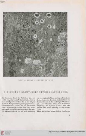 44: Die Gustav Klimt-Gedächtnisausstellung