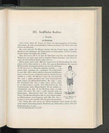 III. Stoffliche Kultur.