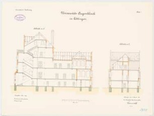 Augenklinik der Universität Göttingen: Querschnitte 1:100