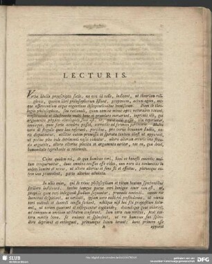 Lecturis