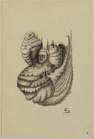 Jenseits-Galerie. Blatt 5 aus der Mappe mit 10 Lithographien