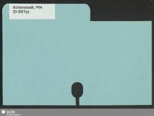 Schönstedt-Waldheim: [Handschriftenkatalog der RISM-Arbeitsstelle Dresden]