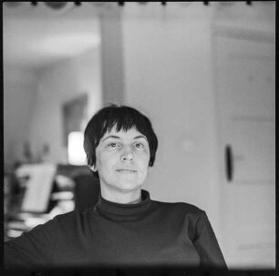 Die Komponistin Ruth Zechlin, 1967. SW-Foto © Kurt Schwarz.