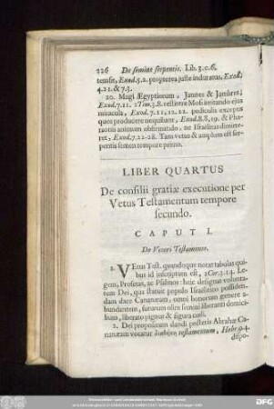 Caput I. De Veteri Testamento.