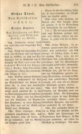 Erster Titel. Von Erbschaften