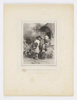 Le joueur de vielle, Blatt 7 der Folge "Album mit zwölf Zeichnungen"