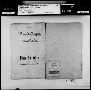 Trochtelfingen: Pfarrberichte und Pfarrbeschreibungen