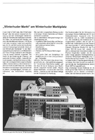 "Winterhuder Markt" am Winterhuder Marktplatz