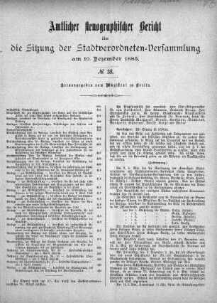 No. 39, 10. Dezember 1885