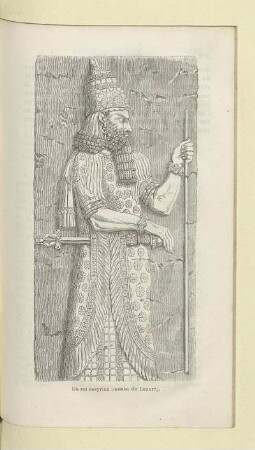 Un roi assyrien (musée du Louvre)