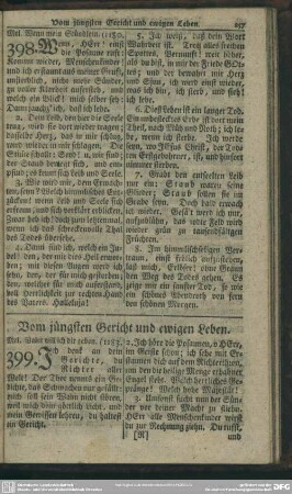 Vom jüngsten Gericht und ewigen Leben
