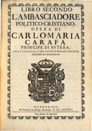 Opere Politiche-Christiane : Diuise in tre libri, 2