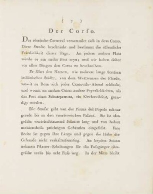 Der Corso.