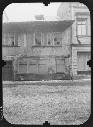 Arnstadt, Johannisgasse 3. Wohnhaus. Straßenfront (Teilansicht)