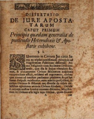 Theses Ex Utroqve Jure, Privato Et Publico
