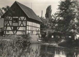 Senftenberg, Amtsmühle : Senftenberg. An der Amtsmühle