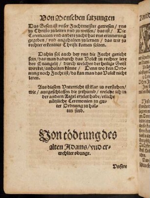 324v-327v, Von Tödtung des alten Adams...