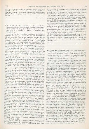 382-384 [Rezension] Metz, Wulf, Necessitas satisfactionis ?