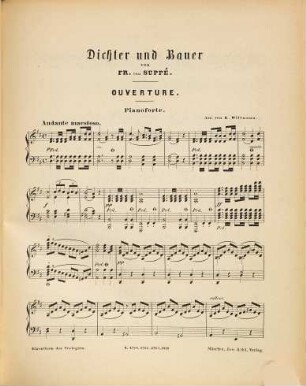 Ouverture : Dichter u. Bauer