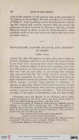Margaritone, painter, sculptor, and architect of Arezzo
