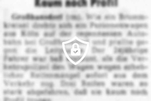 Kaum noch Profil