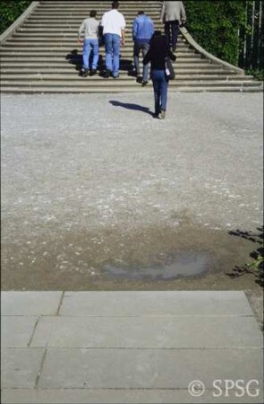 Wegebautheorie, Potsdam, Park Sanssouci, Terrassenanlage.