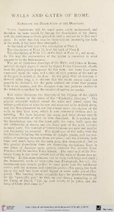 Notice on the Description of the Diagrams (I - VIII)