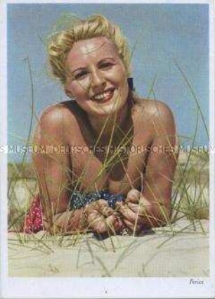 Frau am Strand