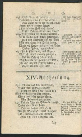 XIV. Abtheilung.