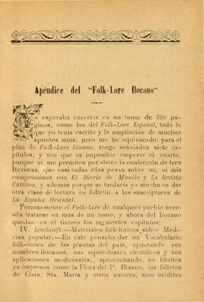 Apendice del "Folk-lore ilocano"