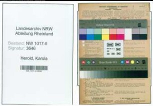 Entnazifizierung Karola Herold , geb. 14.08.1911 (Wachtmeisterin)