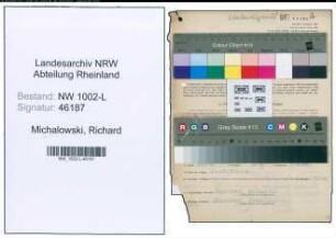 Entnazifizierung Richard Michalowski , geb. 12.11.1905 (Jurist)