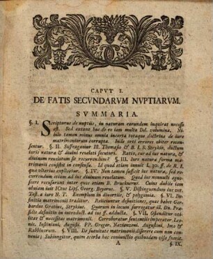 Diss. iur. de secundis nuptiis, praecipue illustrium personarum