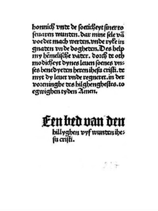 Een hed van den hillyghen vyf wunden ihesu cristi