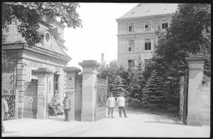 Dresden. Garnison-Lazarett (Reserve-Lazarett I), Haupteing.
