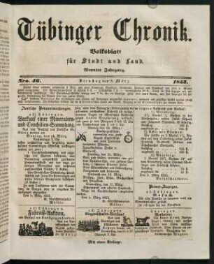 181-200, 8. März (Nro. 46) - 13. März (Nro. 50)