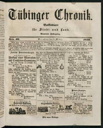 181-200, 8. März (Nro. 46) - 13. März (Nro. 50)