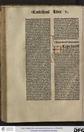 Incipit quintus.