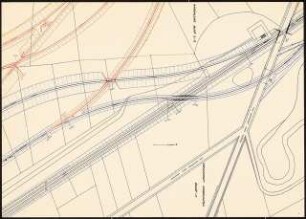 Hafenbahnhof bei Loxstedt Schinkelwettbewerb 1933: (Teil-)Lageplan
