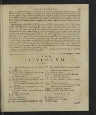 Ordo titulorum