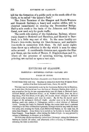 Environs of Glasgow- Hamilton and Bothwell Castle