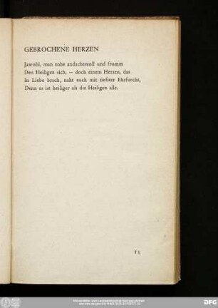 Gebrochene Herzen
