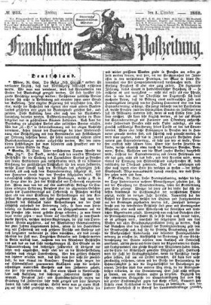 Frankfurter Postzeitung. 1852,10/12