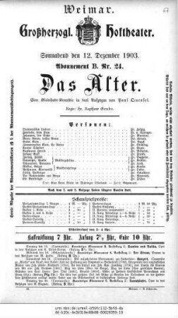 Das Alter