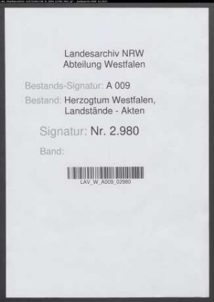 Akten des Hofrats und der Landtagsdeputierten über die Landtage 1723 und 1724