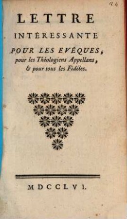 Lettre intéressante pour les évêques