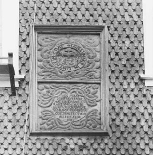 Sachteil Wappentafel (Wohnhaus); Altenstadt, Turmgasse 2