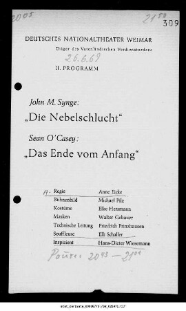 "Das Ende vom Anfang"