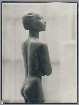 Aufblickende, Detail, 1920, Bronze