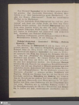 Bahnhof Klosterbuch - Tautendorf - Sornzig - Baderitz - Kemmlitz - Mügeln